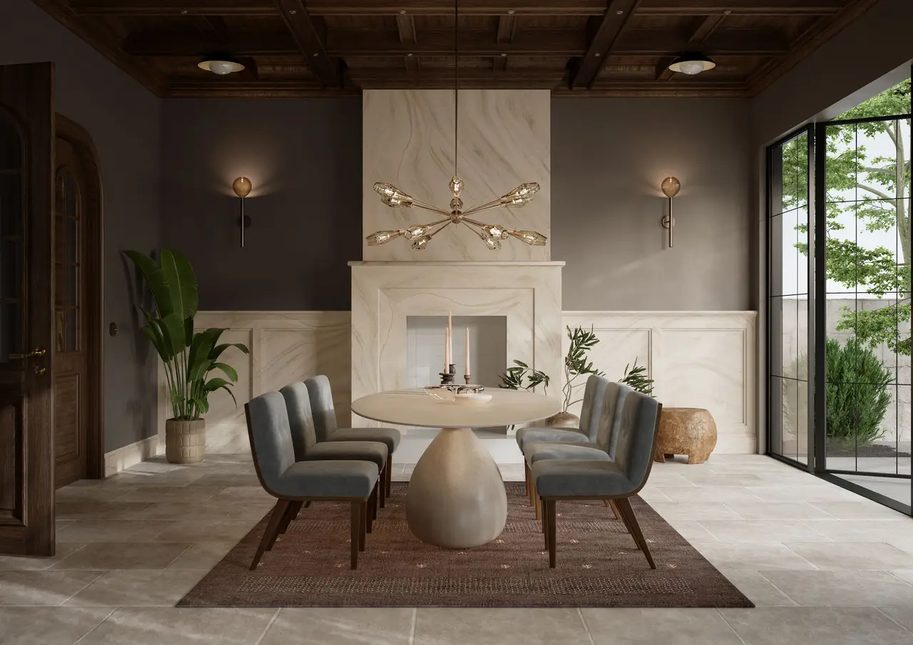 Everleigh Warm™ Design Detail Slab Inspiration