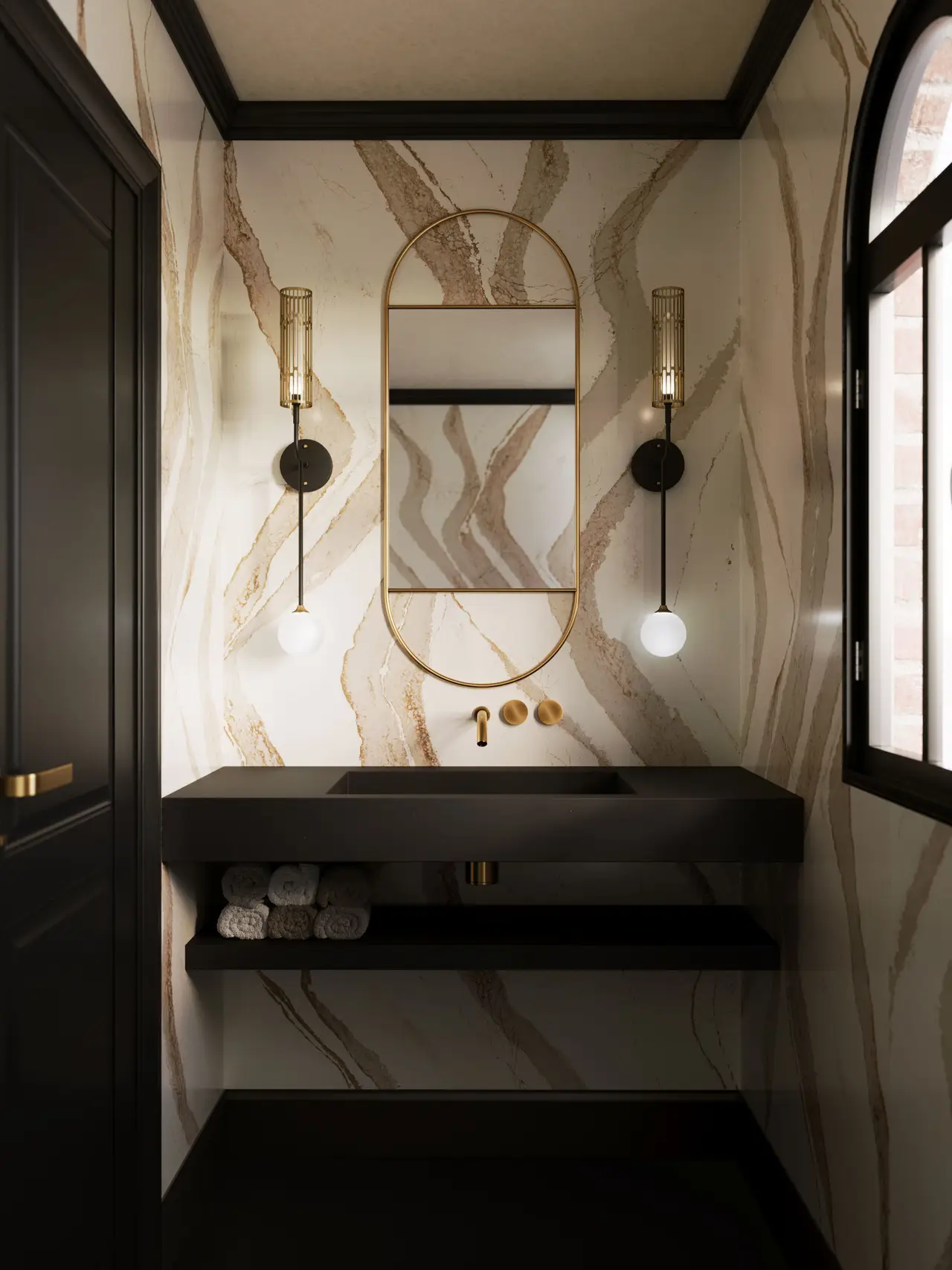 Brittanicca Gold Cool™ Design Detail Slab Inspiration